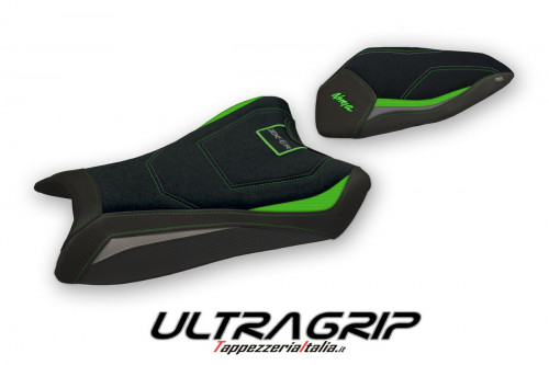 Funda de asiento compatible con Kawasaki Ninja ZX 6 R (19-20) modelo Tomar special color ultragrip