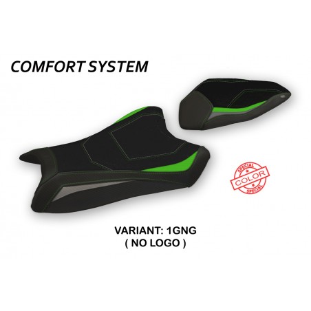 Housse de selle compatible Kawasaki Ninja ZX 6 R (19-20) modèle Anadia special color comfort system