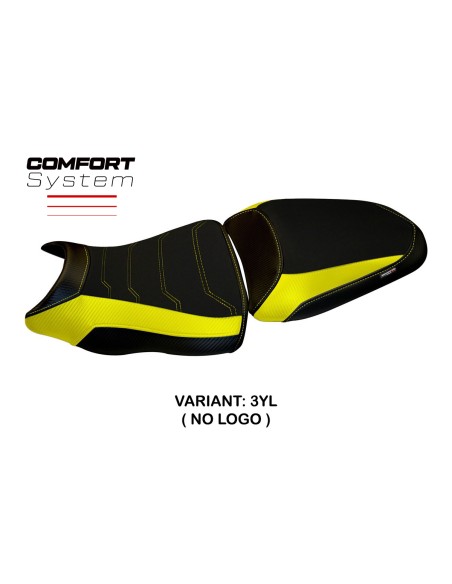 Housse de selle compatible Kawasaki ER-6N / ER-6F (12-16) modèle Dayton 1 comfort system