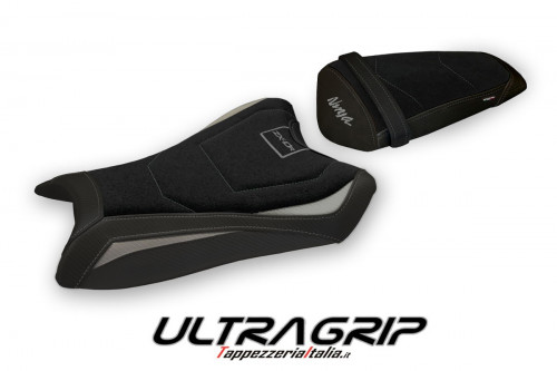 Funda de asiento compatible con Kawasaki Ninja ZX 10 R (11-15) modelo Rasht ultragrip