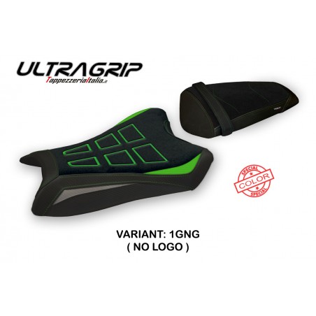 Funda de asiento compatible con Kawasaki Ninja ZX 10 R (11-15) modelo Perlis special color ultragrip