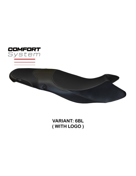Funda de asiento compatible Triumph Street Triple (07-12) modelo Morris 1comfort system
