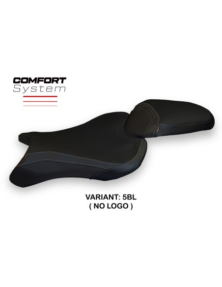 Funda de asiento compatible Triumph Street Triple (17-22) modelo Molina 1 comfort system