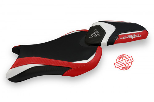 Housse de selle compatible Triumph Street Triple (17-22) Sarzana modèle special color