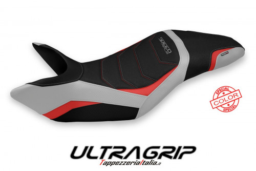 Seat cover compatible Triumph Speed Triple (11-15) Nisko special color ultragrip model