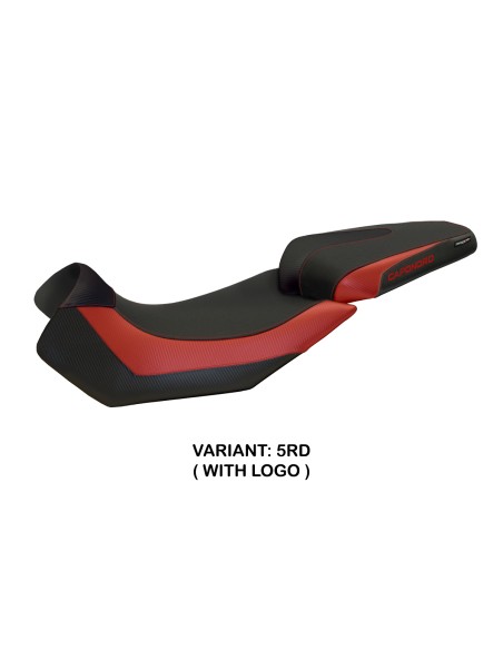 Housse de selle compatible Aprilia Caponord 1200 (13-17) modèle Nuoro 2