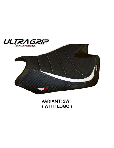 Funda de asiento compatible Aprilia RSV4 (09-20) modelo Barrie ultragrip
