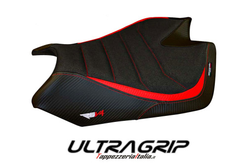 Rivestimento sella compatibile Aprilia RSV4 (09-20) modello Barrie ultragrip