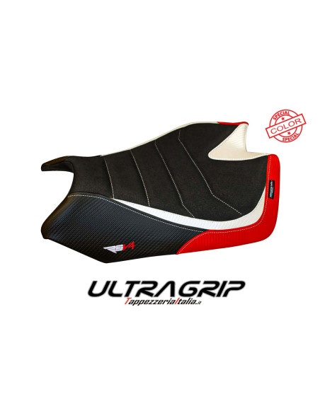 Funda de asiento compatible Aprilia RSV4 (09-20) modelo Barrie special color ultragrip