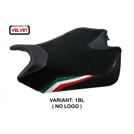 Funda de asiento compatible Aprilia Tuono V4 (11-20) modelo de terciopelo Coen