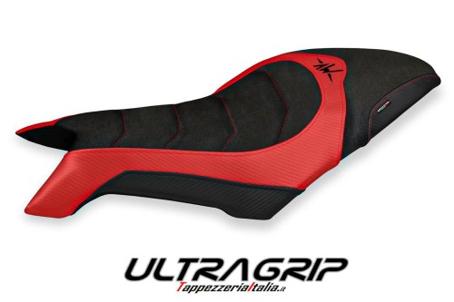 Funda de asiento compatible con MV Agusta Dragster 800 (19-22) modelo Svaliava 2 ultragrip
