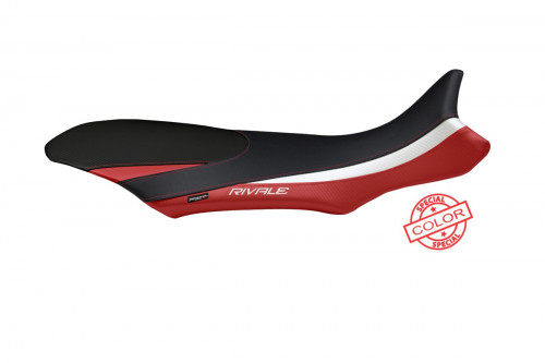 Funda de asiento compatible con MV Agusta Rivale 800 (13-18) modelo Sorrento special color