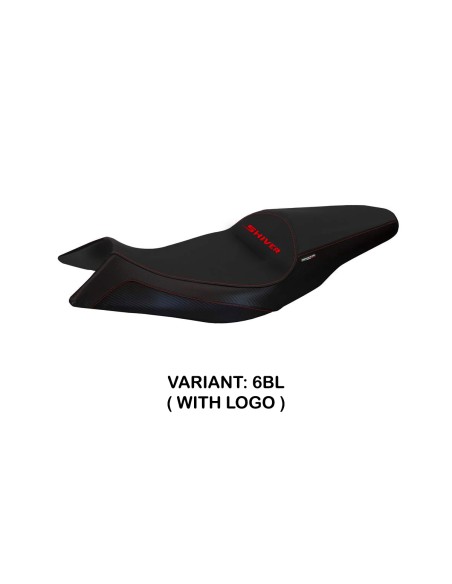 Housse de selle compatible Aprilia Shiver (10-20) modèle Asti 1