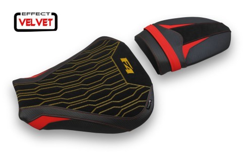 Sitzbezug kompatibel MV Agusta F4 (10-20) Modell Lendorf Velvet