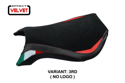 Funda de asiento compatible con MV Agusta F4 (99-09) modelo Natori Trico Velvet 2