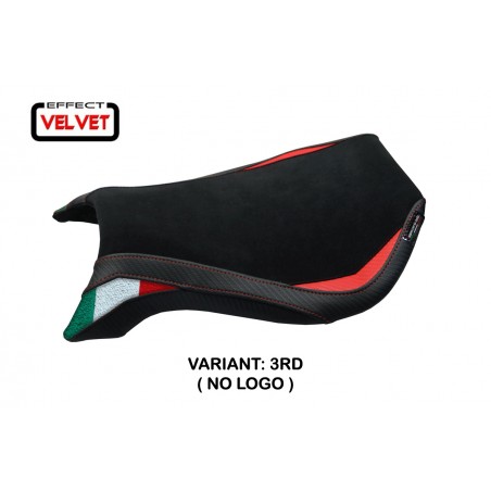 Funda de asiento compatible con MV Agusta F4 (99-09) modelo Natori Trico Velvet