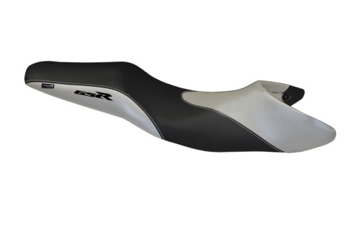 Housse de selle compatible Suzuki GSR 600 (06-11) modèle Mauro Carbon Color